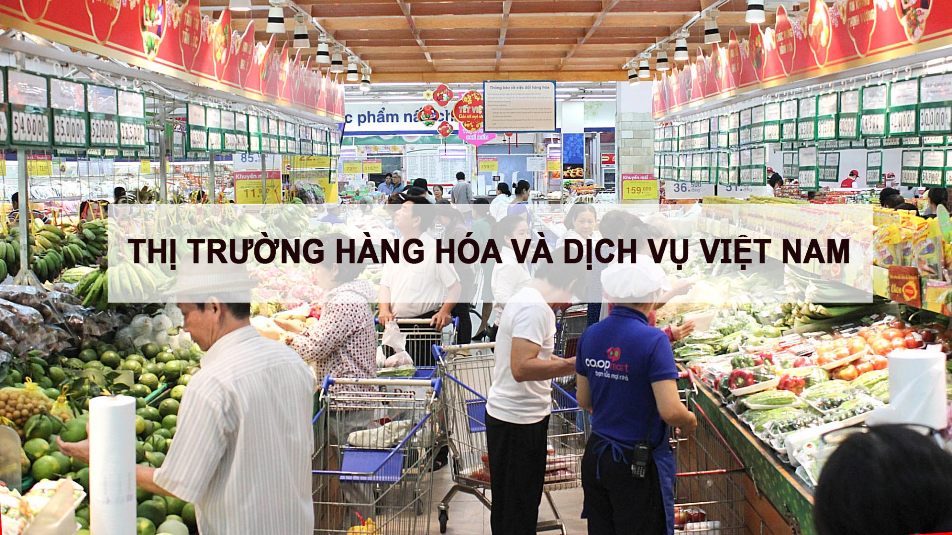 Thị trường hàng hóa và dịch vụ Việt Nam