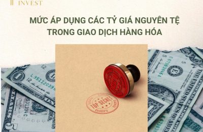 MỨC ÁP DỤNG CÁC TỶ GIÁ NGUYÊN TỆ TRONG GIAO DỊCH HÀNG HÓA