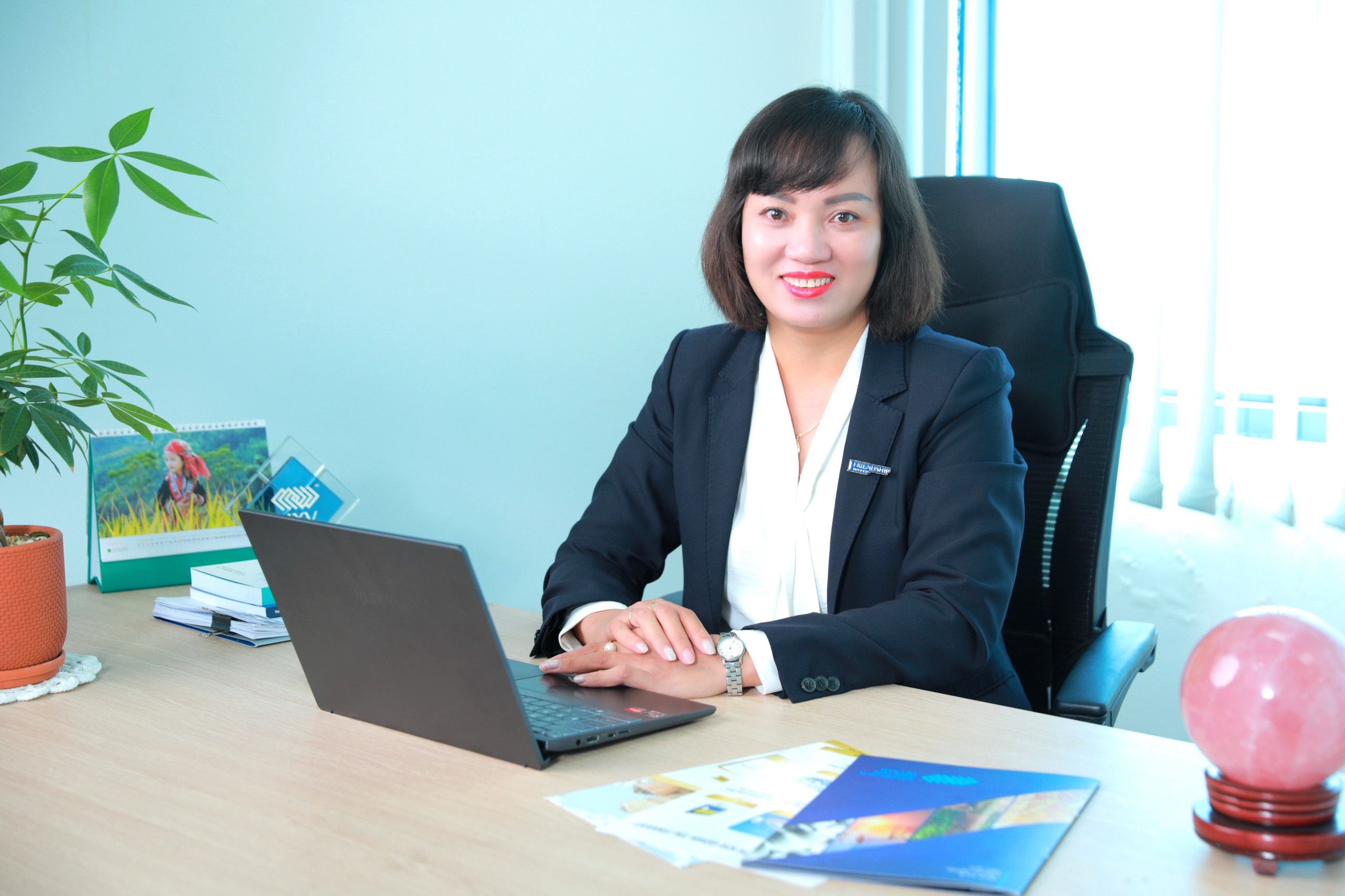 Bà Nguyễn Thị Thu Hương, Giám đốc Điều hành Công ty TNHH Đầu tư Quốc tế Hữu Nghị, Thành viên Kinh doanh 001 của MXV