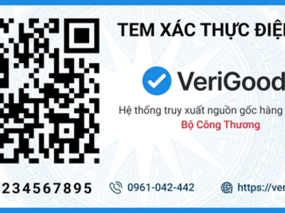 Mã và tem xác thực điện tử mà doanh nghiệp sẽ được cấp và gắn lên sản phẩm