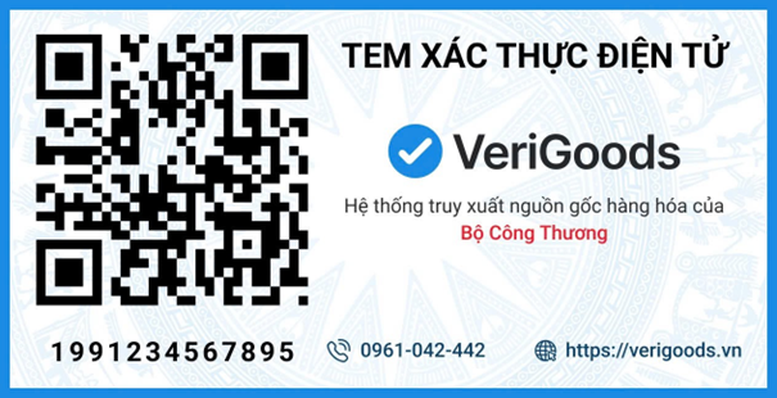 Mã và tem xác thực điện tử mà doanh nghiệp sẽ được cấp và gắn lên sản phẩm