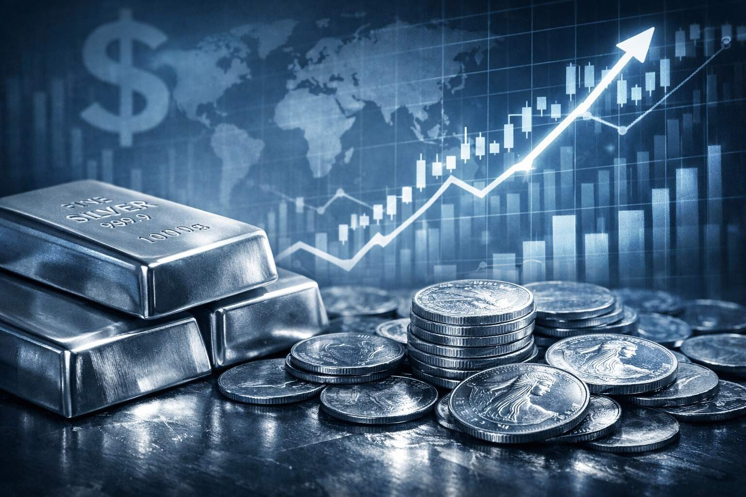 Mỗi nhịp điều chỉnh đều giúp bạc tăng thêm lực mua