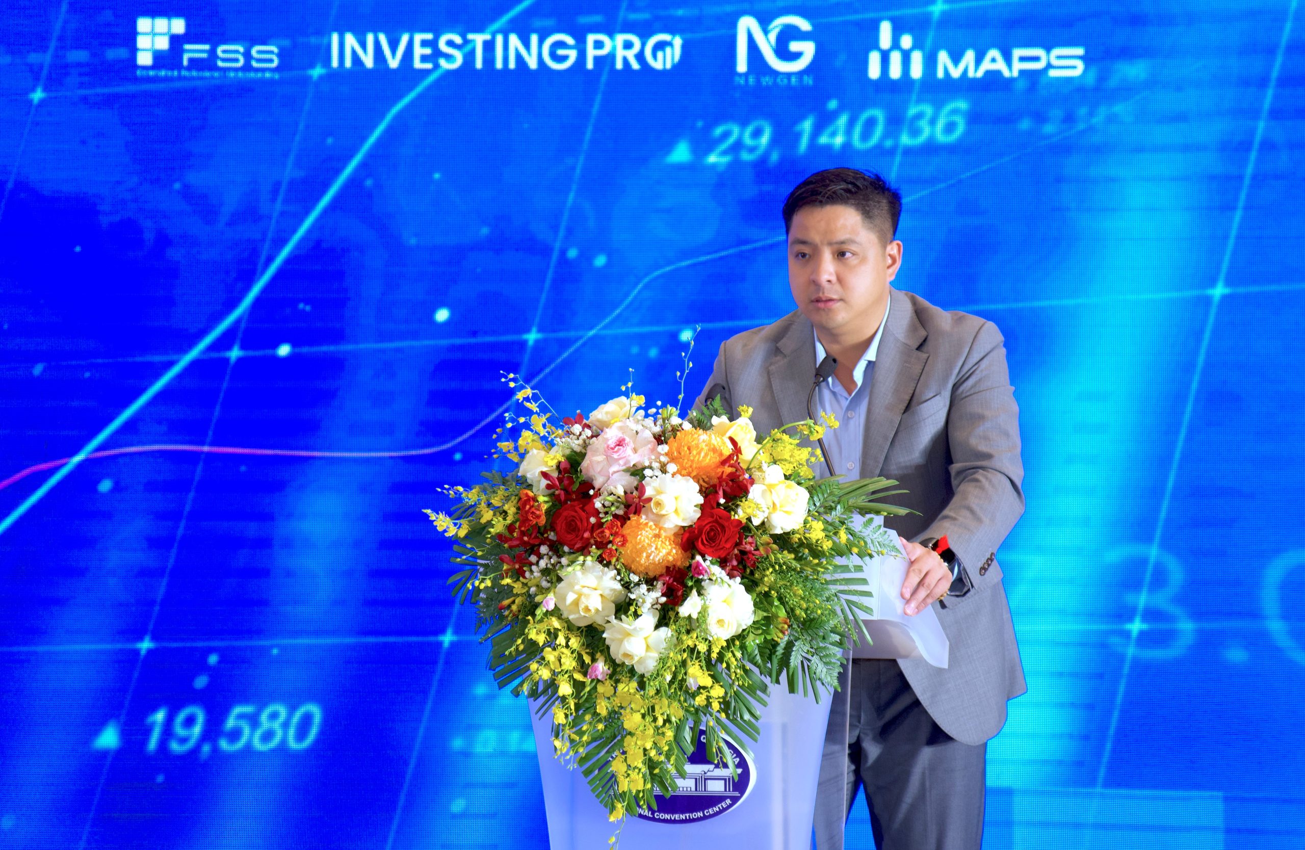 Ông Nguyễn Đức Dũng - Phó Tổng Giám đốc Sở Giao dịch Hàng hóa Việt Nam (MXV) phát biểu tại sự kiện