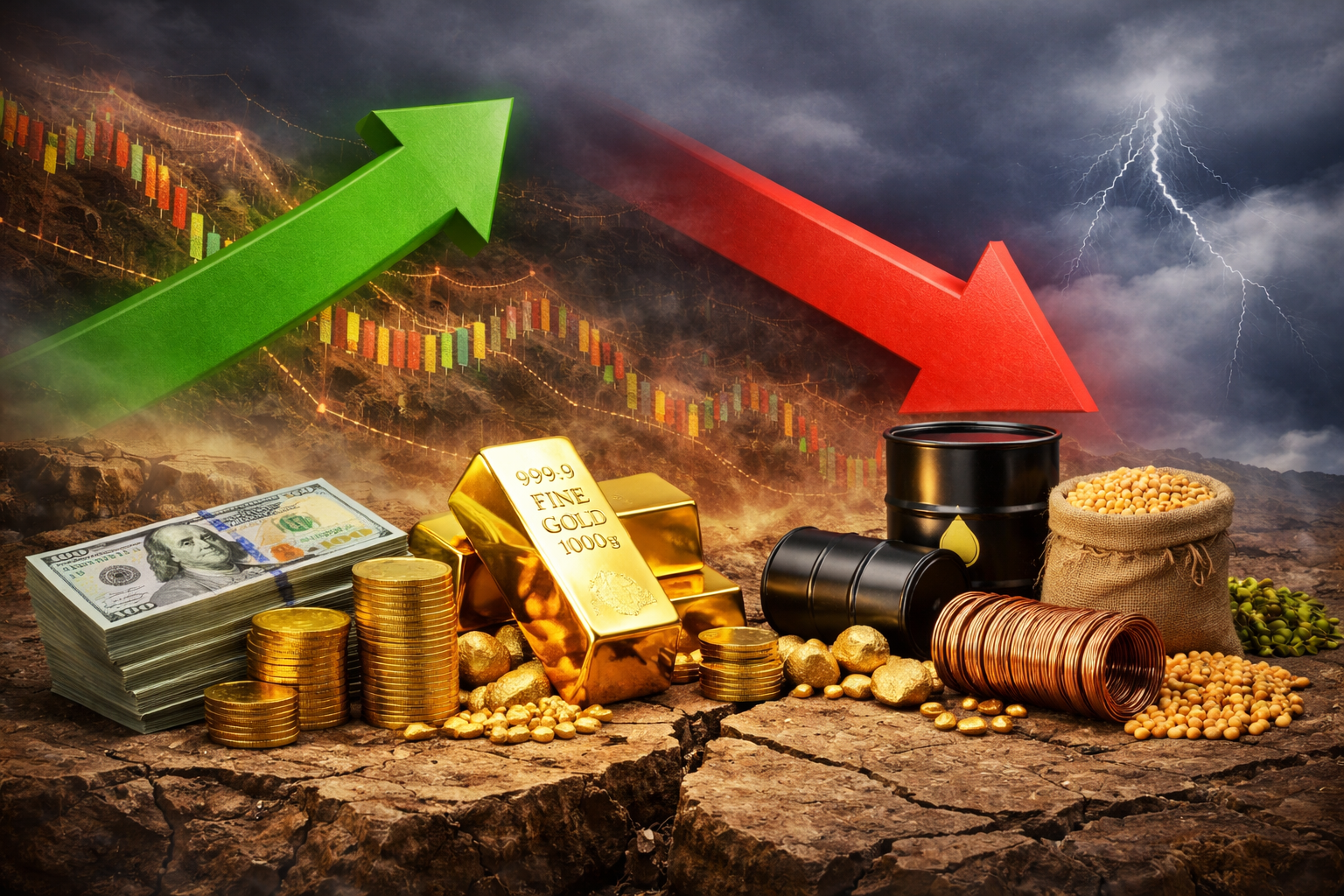 Trật tự tài sản trú ẩn rung lắc, hàng hóa phái sinh dần trở thành lựa chọn linh hoạt hơn